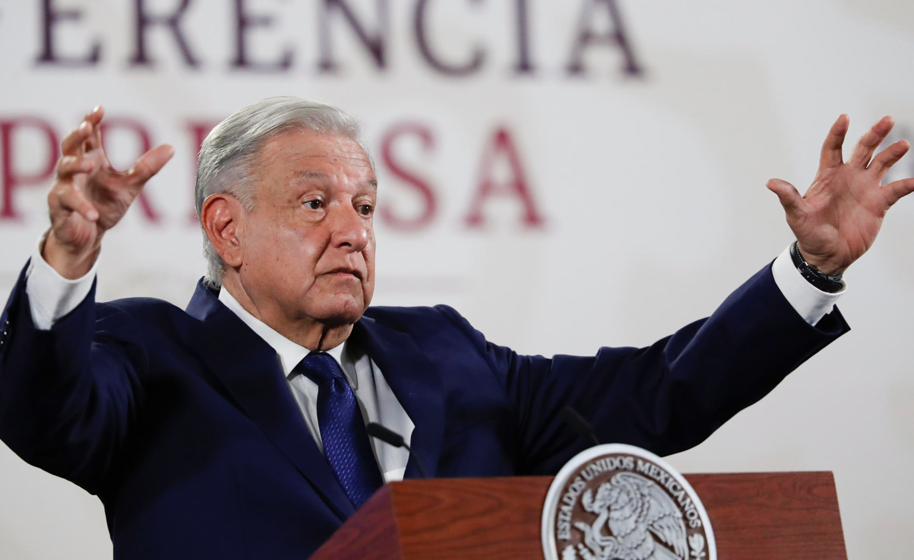 López Obrador culpa a ‘factores externos’ la caída de la bolsa mexicana